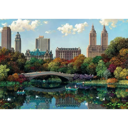 Ravensburger New York Central Park Bow Bridge 1000-Piece Jigsaw Puzzle - Wild Willy