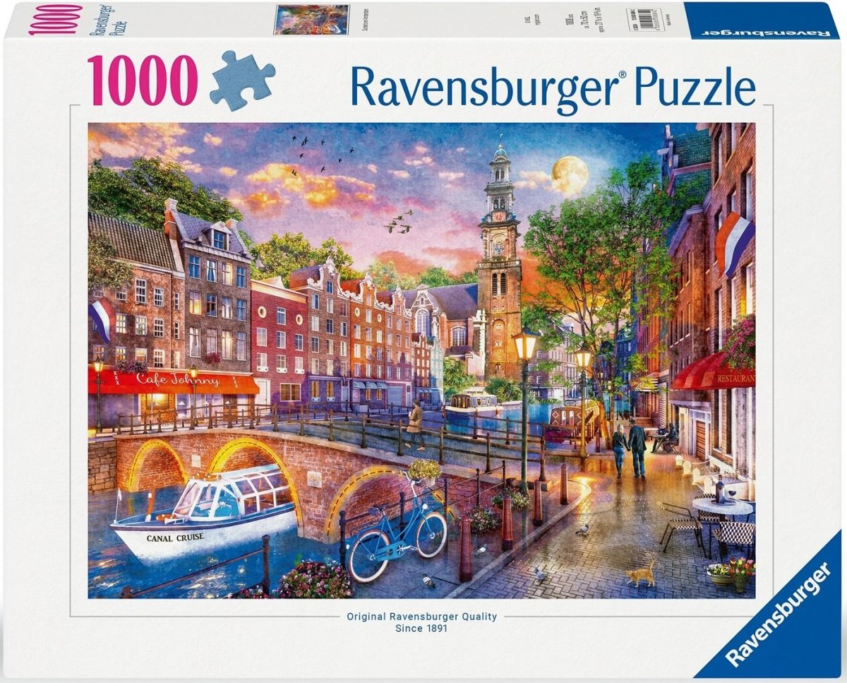 Ravensburger Sunset Over Amsterdam 1000-Piece Jigsaw Puzzle - Wild Willy