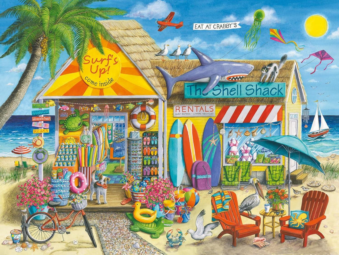 Ravensburger Surf's Up Jigsaw Puzzle 1500 Pieces - Wild Willy