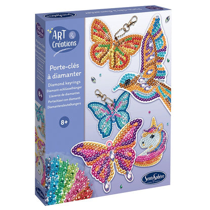 SENTOSPHERE Art & Creations Porte-Clés à Diamanter