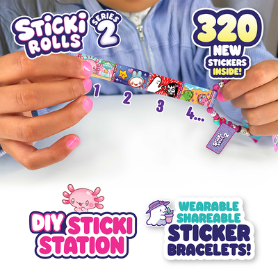 STICKI ROLLS Station 320 Stickers - Wild Willy