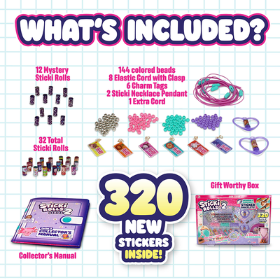 STICKI ROLLS Station 320 Stickers - Wild Willy