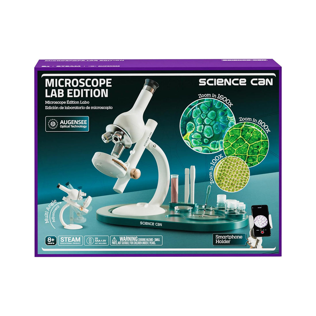 Science Can Microscope Lab Edition - 1600X - Wild Willy