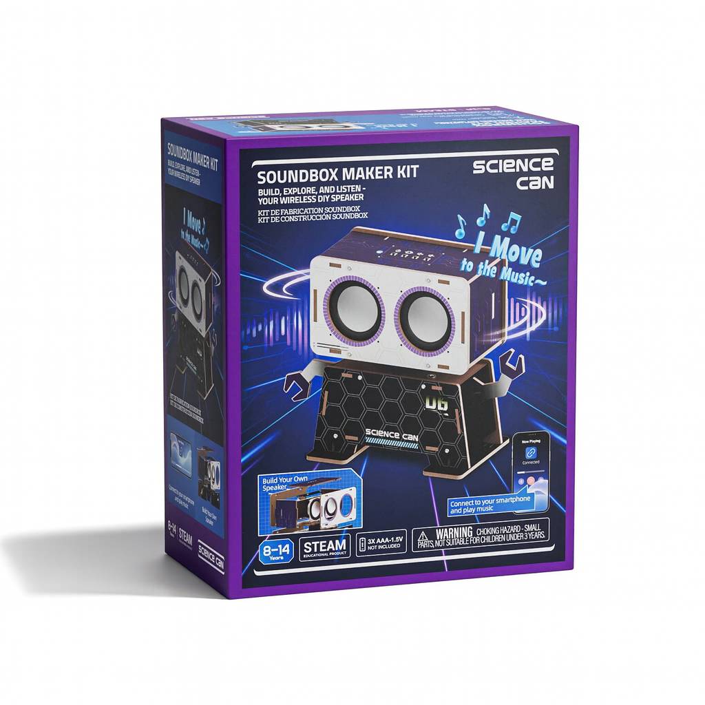 Science Can Soundbox Construction Kit - Wild Willy