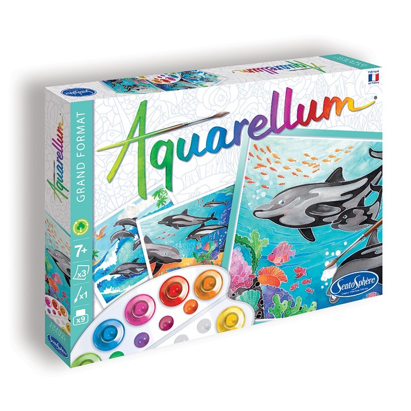 Sentosphere Aquarellum Dolphins Art Set
