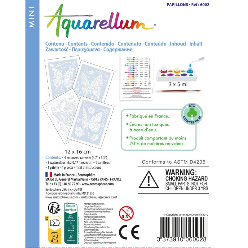 Sentosphere Aquarellum Mini Butterflies
