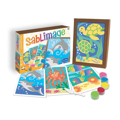 Sentosphere Sablimage Poissons & Dauphins