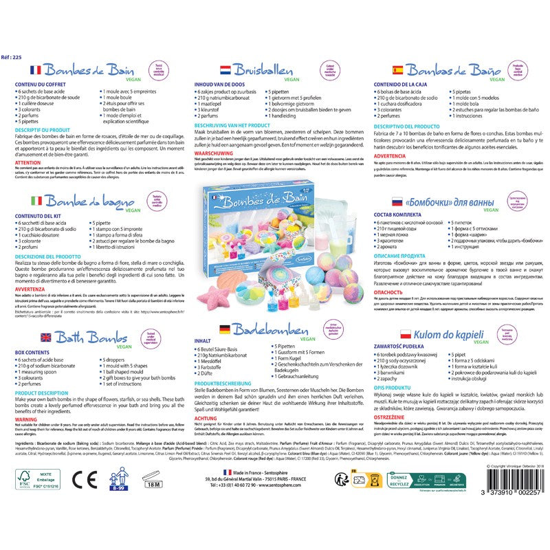 Sentosphere Scented Bath Bombs