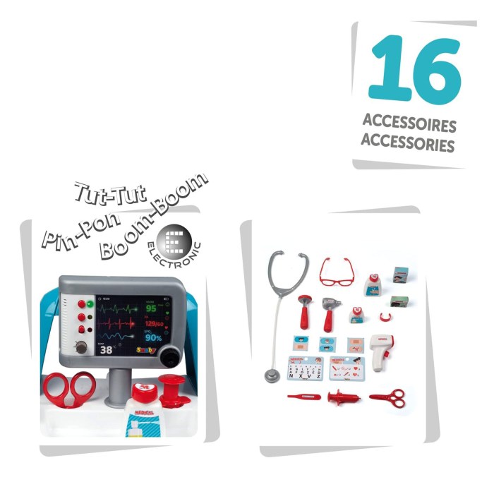 Smoby Medical Electronic Trolley