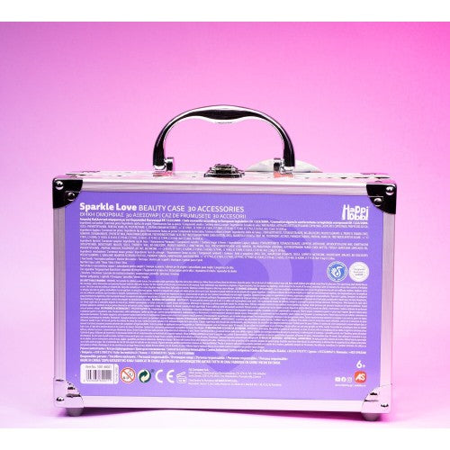 Happi Hobbi Sparkle Love Beauty Case With 30 Accessories