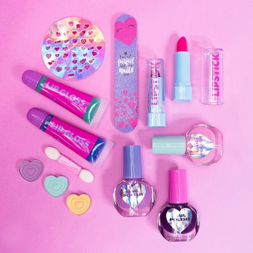 Happi Hobbi Sparkle Love Beauty Case With 30 Accessories