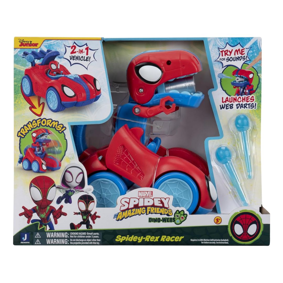 Spidey Amazing Friends Transforming Rex Racer - Wild Willy