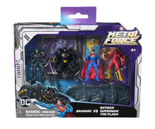 Spin Master Metal Force Brainiac vs. Batman, Superman, & The Flash Action Figures