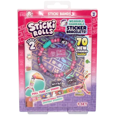 Sticki Rolls Band Single Pack 70 Stickers - Wild Willy