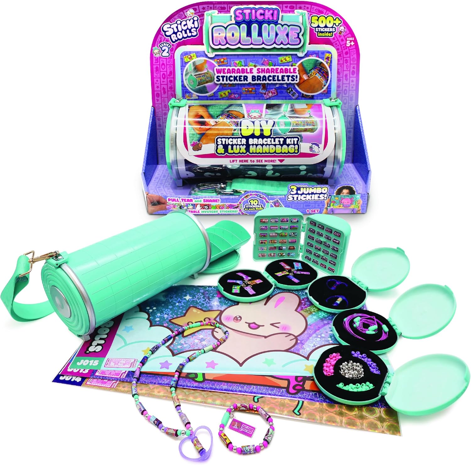 Sticki Rolls Rolluxe 500 Stickers - Wild Willy