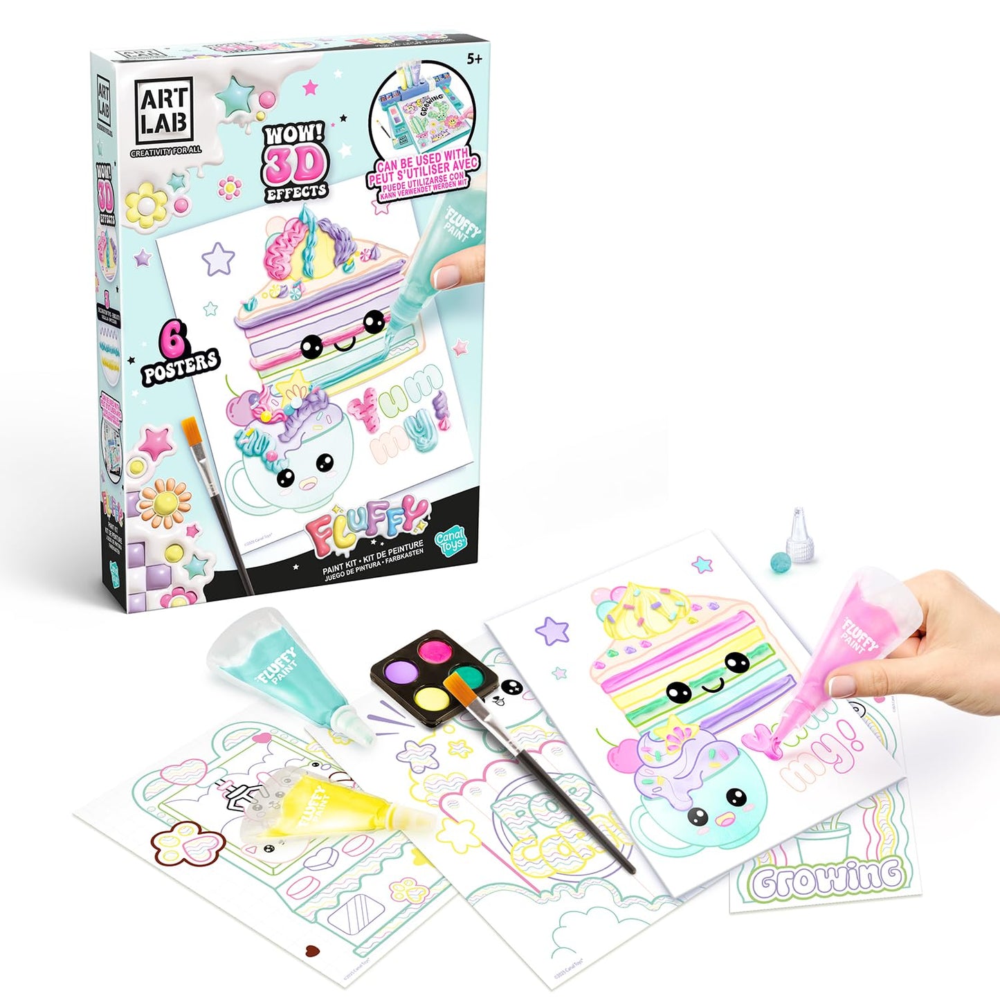 Canal Toys Art Lab Fluffy Paint Kit