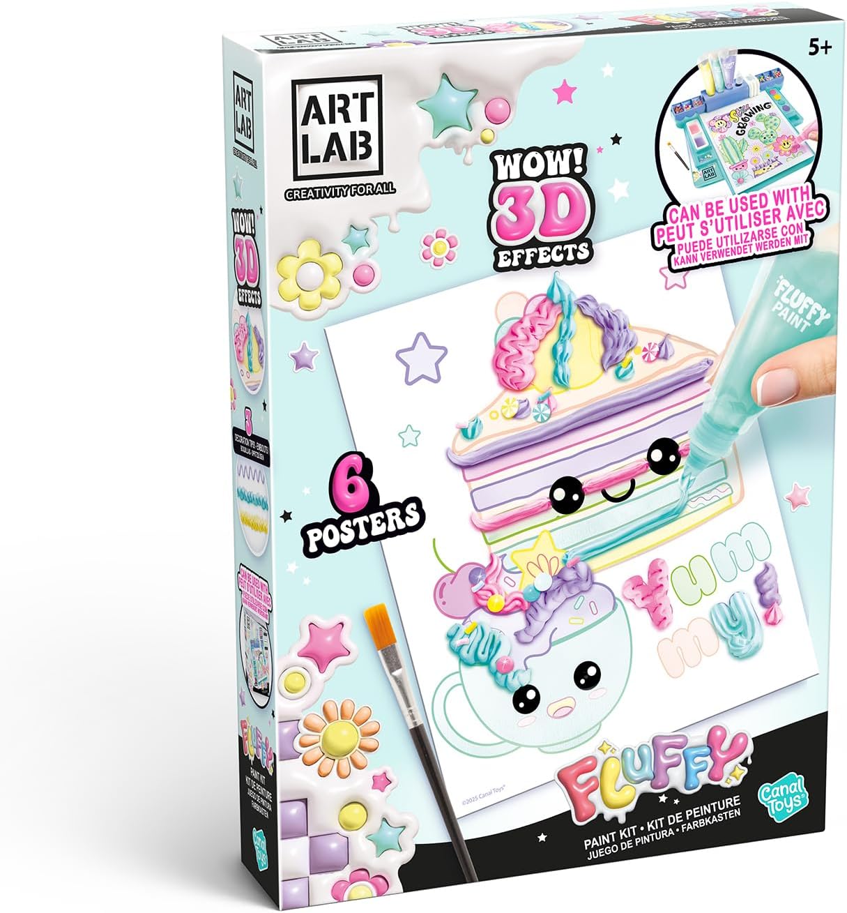 Canal Toys Art Lab Fluffy Paint Kit