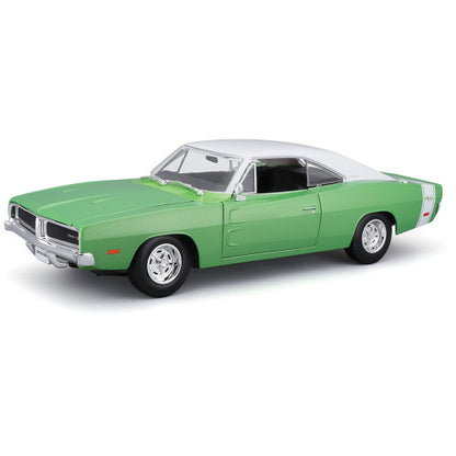 Maisto Dodge Charger R/T 1969 Green 1:18 Die-Cast Model - Wild Willy