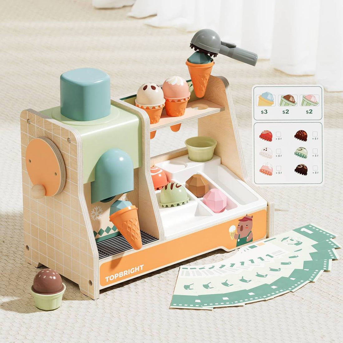 Topbright Learning Box Ice Cream Shop - Wild Willy