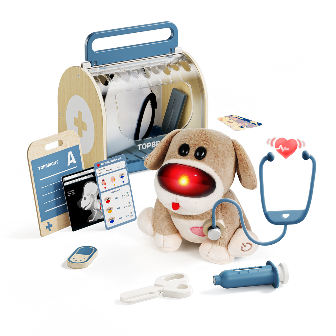 Topbright Care Pets Dr. Dog Vet Playset Blue - Wild Willy