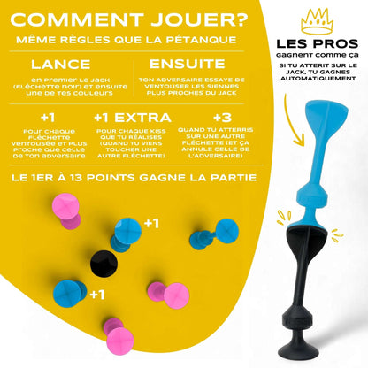 Tossit The Ultimate Dart Game Blue/Yellow