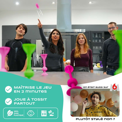 Tossit The Ultimate Dart Game Blue/Yellow