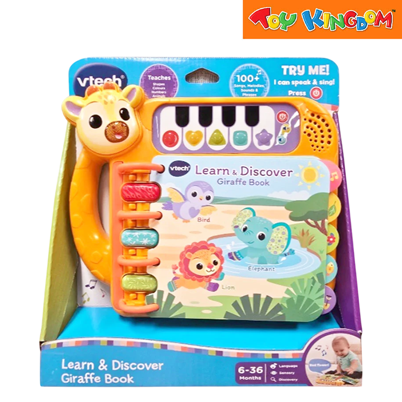 Vtech Baby Learn & Discover Giraffe Book
