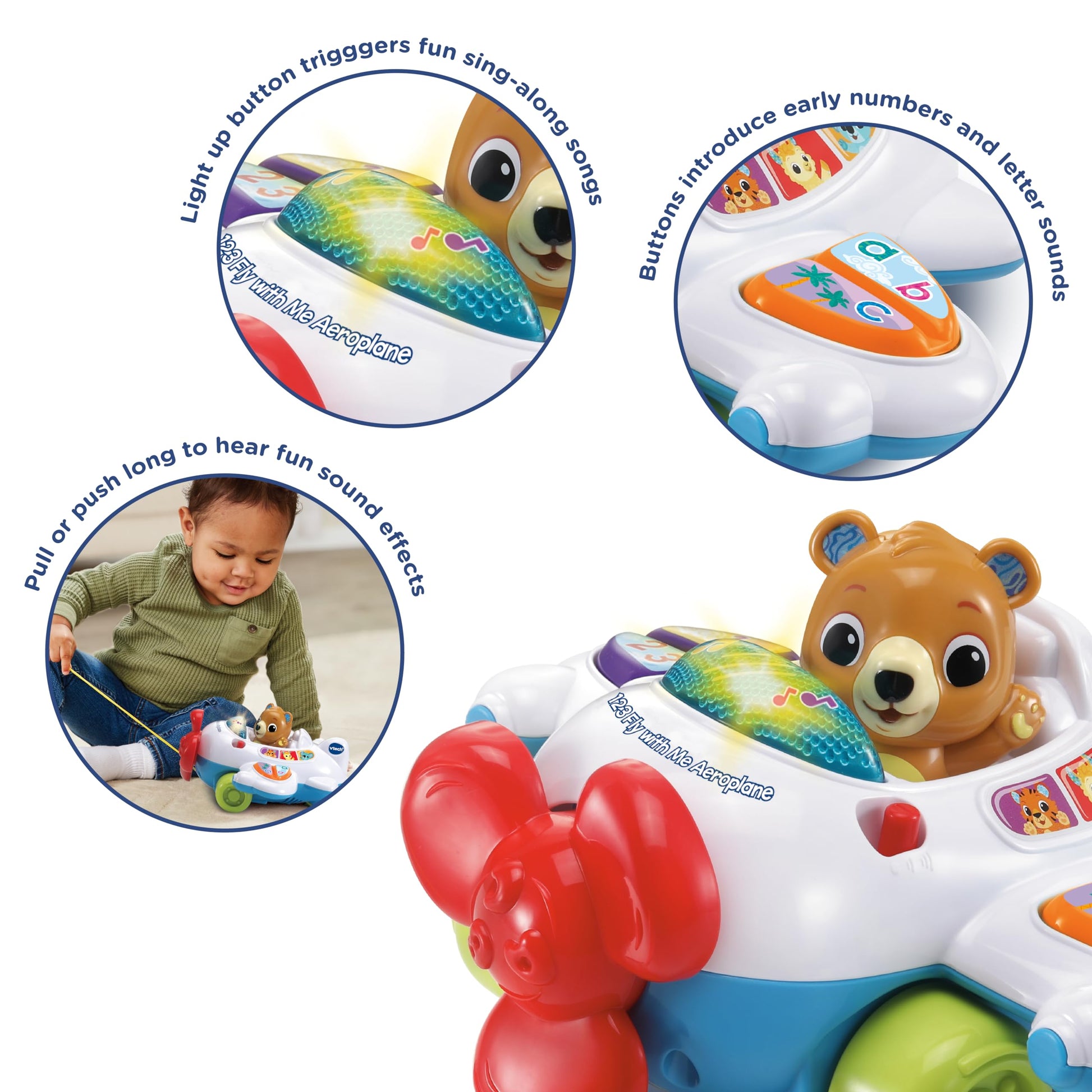 Vtech Fly With Me Aeroplane - Wild Willy