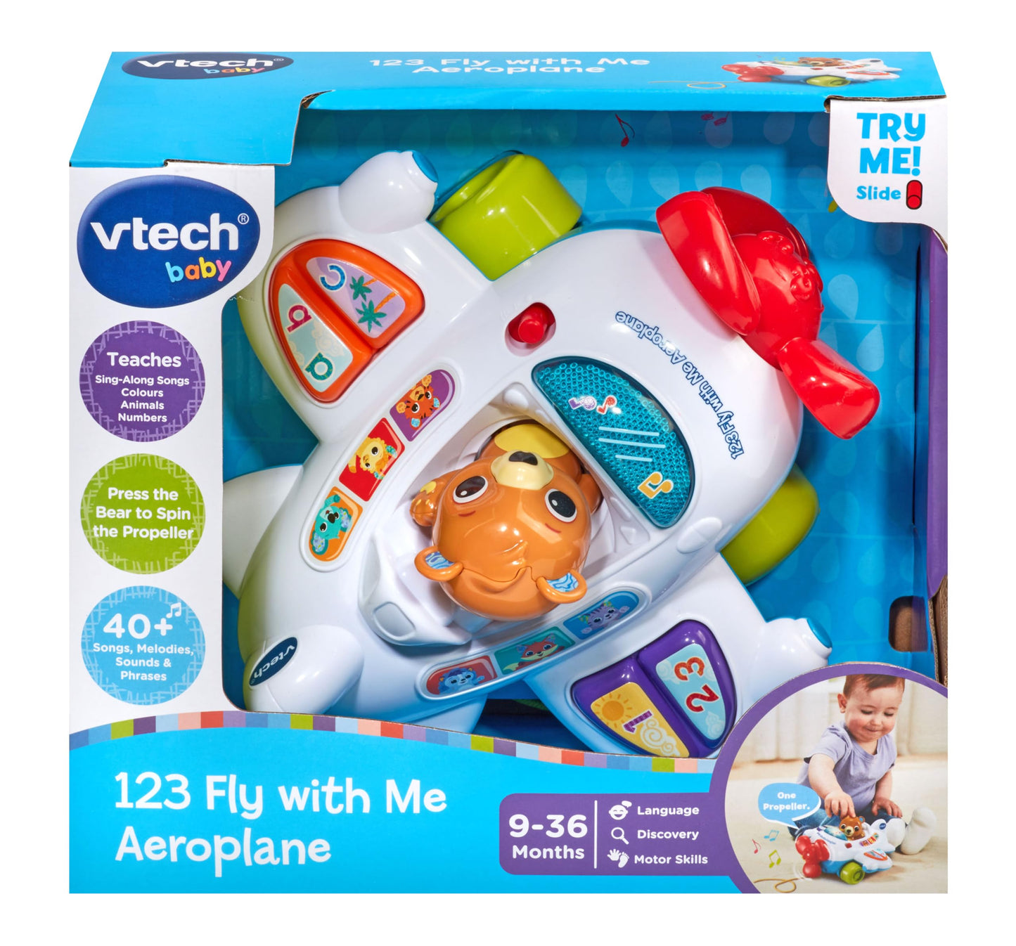Vtech Fly With Me Aeroplane - Wild Willy