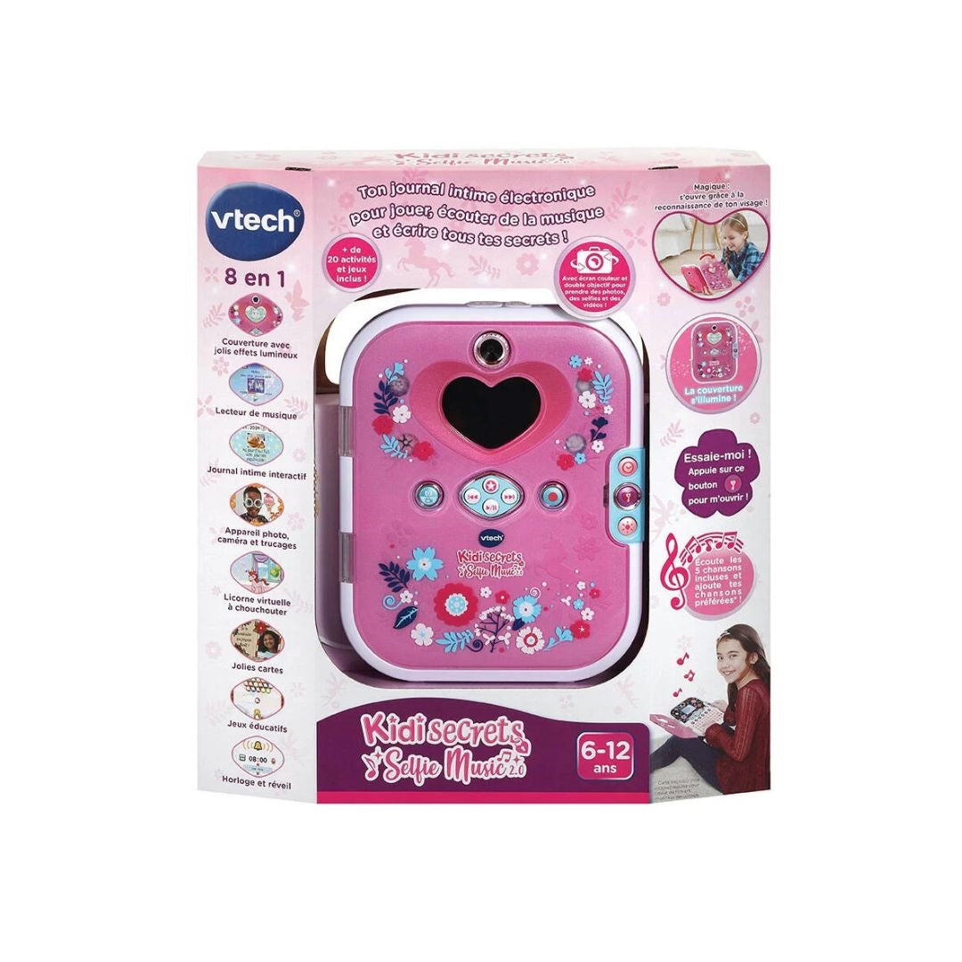 Vtech Kidi Secrets Selfie Music 2.0 8-in-1 French Pink