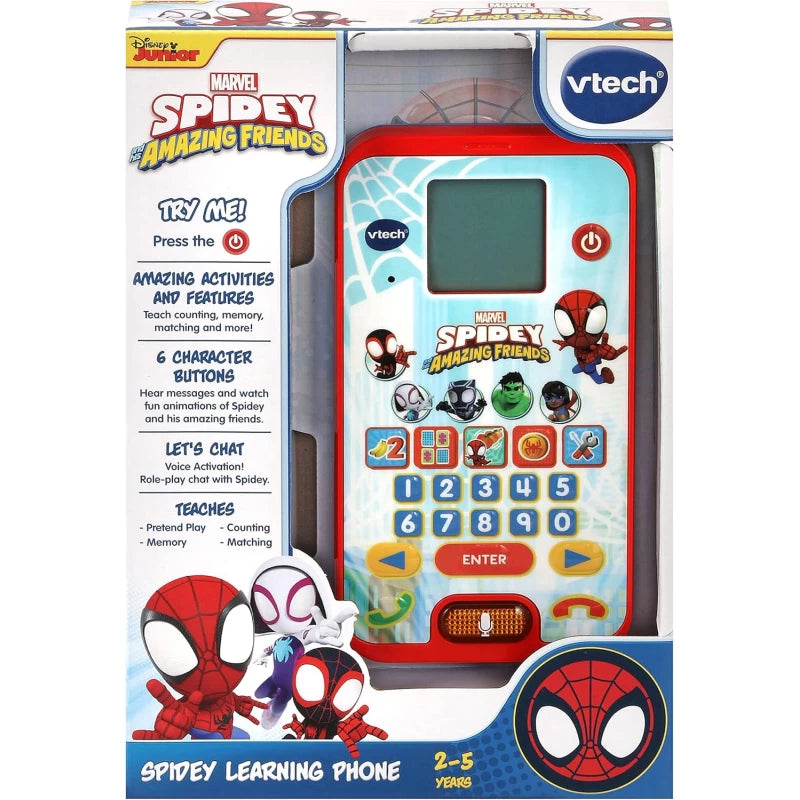 Vtech Spidey Learning Phone - Wild Willy