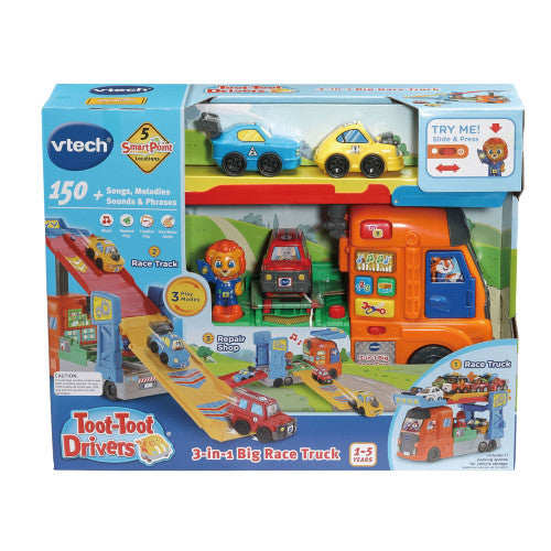 Vtech Toot Toot Drivers 3-in-1 Big Race Truck