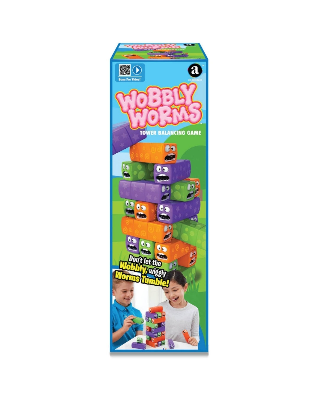 Wobbly Worms Tower Balancing Game - Wild Willy