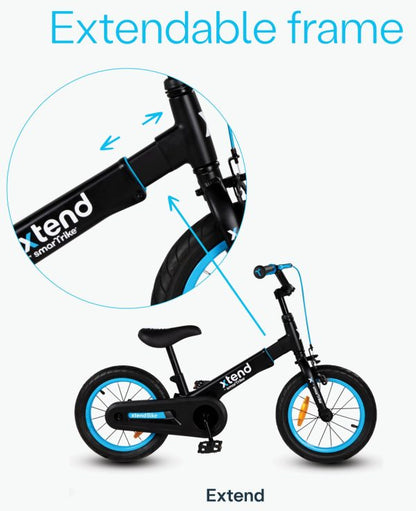SmarTrike Xtend Bike 3 in 1 Balance Bike to Pedal Bicycle - Wild Willy