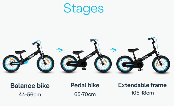 SmarTrike Xtend Bike 3 in 1 Balance Bike to Pedal Bicycle - Wild Willy