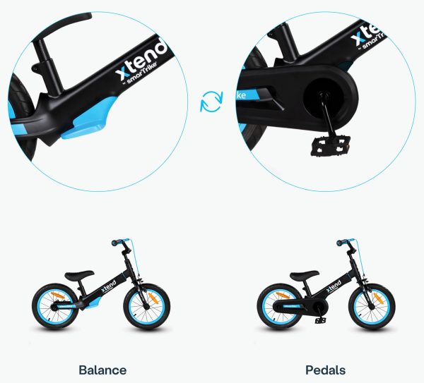 SmarTrike Xtend Bike 3 in 1 Balance Bike to Pedal Bicycle - Wild Willy