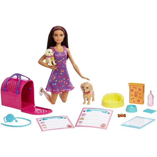 Barbie Adopt A Pup Playset