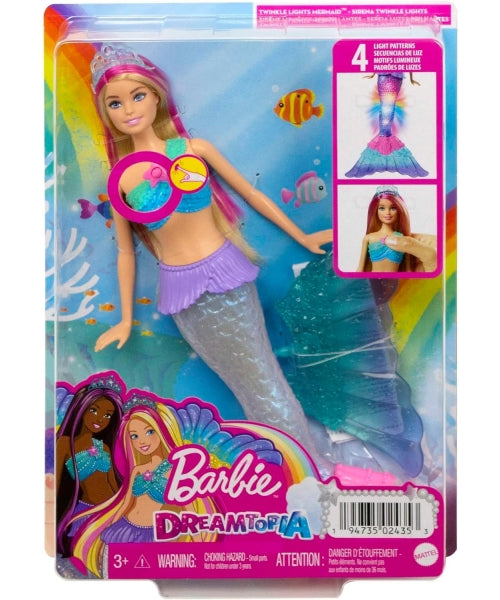 BARBIE DREAMTOPIA MERMAID LIGHT UP TAIL