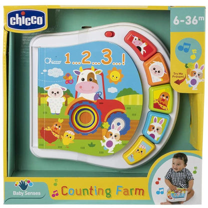 Chicco Counting Farm Book Baby Senses