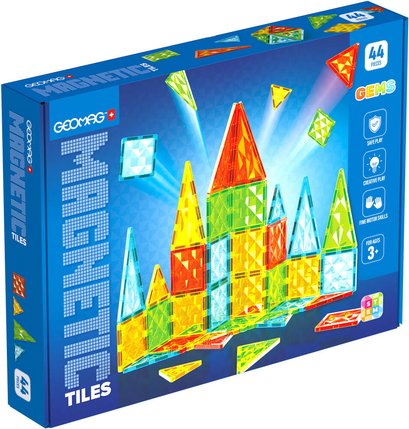 GEOMAG Magnetic Tiles 44Pcs
