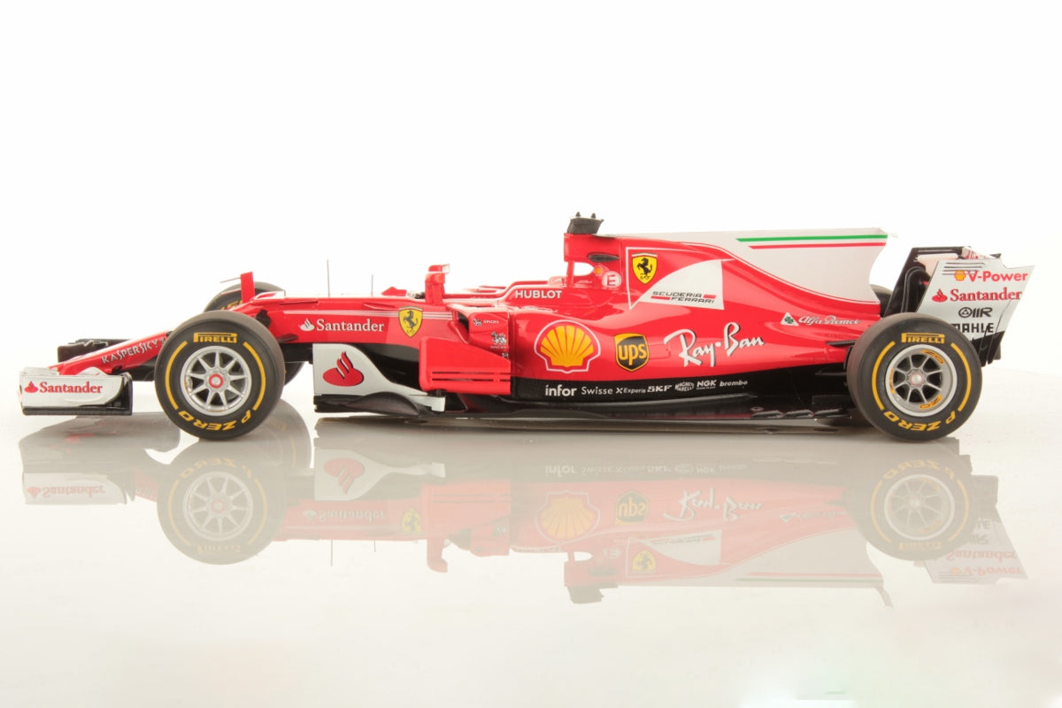 Bburago F1 Ferrari 2017 SF70H S. Vettel Diecast 1:18 - Wild Willy