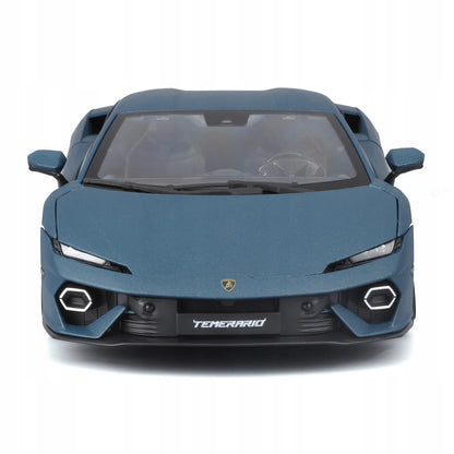 BBurago 1:18 Diecast Model 2024 Lamborghini Temerario Matte Blue - Wild Willy