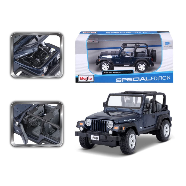 MAISTO Jeep Wrangler Rubicon 1:24 Diecast Model - Wild Willy
