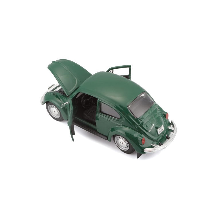 Maisto Volkswagen Beetle Green 1:24 Diecast Model - Wild Willy