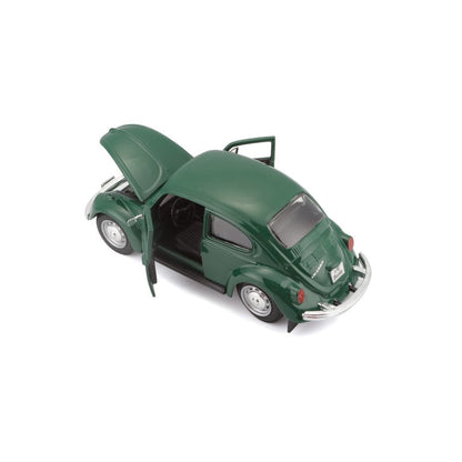 Maisto Volkswagen Beetle Green 1:24 Diecast Model - Wild Willy