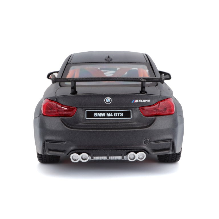 MAISTO BMW M4 GTS Metallic Flat Gray 1:24 Diecast Model - Wild Willy