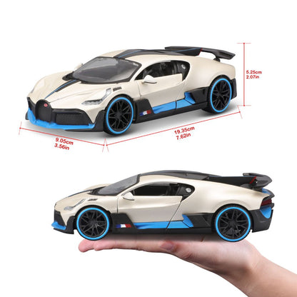 Maisto Bugatti Divo White 1:24 Diecast Model - Wild Willy