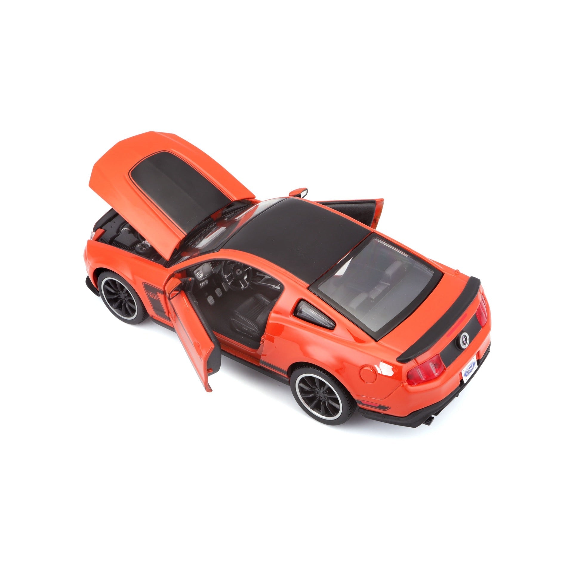 MAISTO Ford Mustang Boss 302 Orange 1:24 Diecast Model - Wild Willy