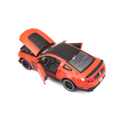 MAISTO Ford Mustang Boss 302 Orange 1:24 Diecast Model - Wild Willy