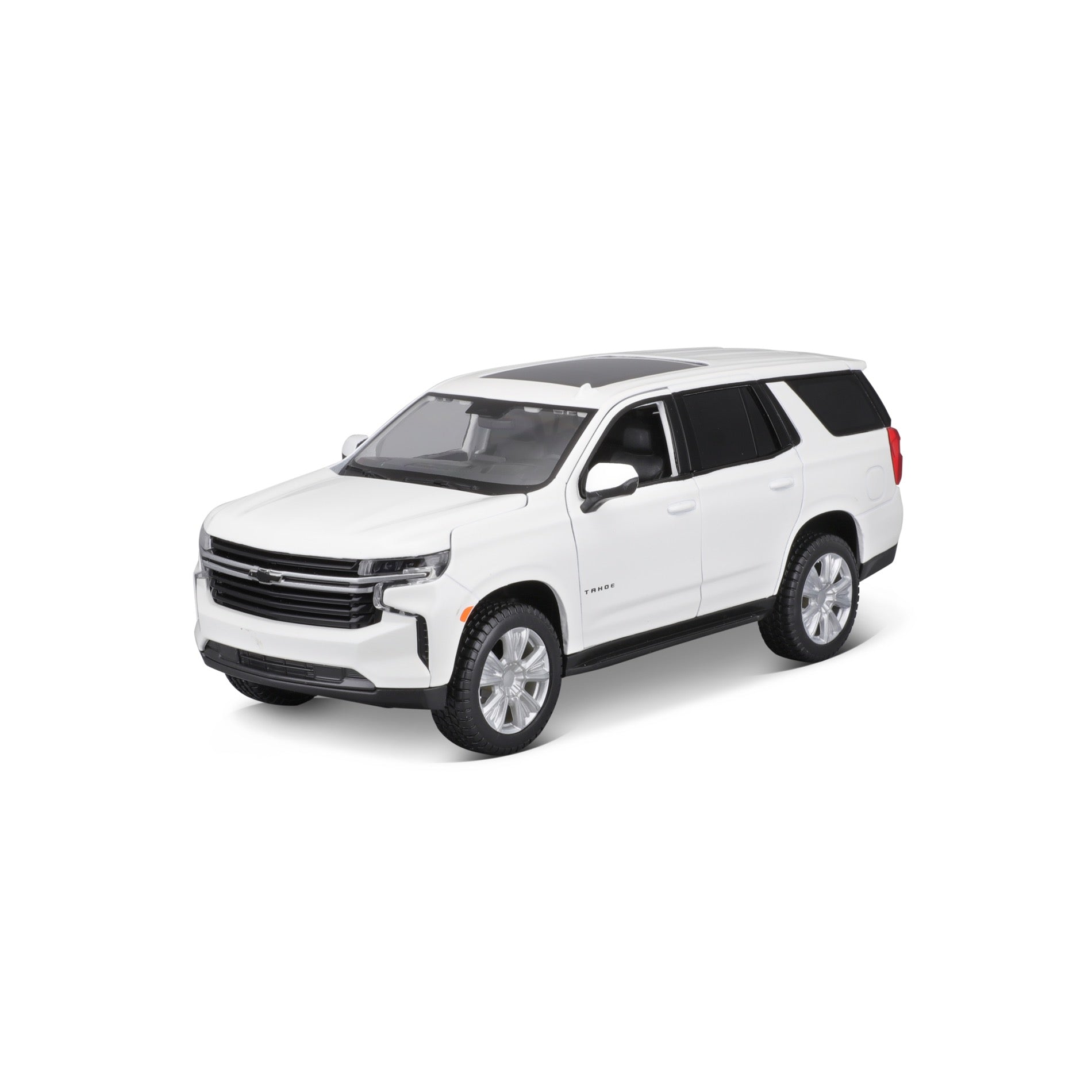 Maisto Chevrolet Tahoe 2021 White - 1:24 Diecast Model - Wild Willy